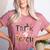Fall Holiday Themed Thanksgiving Halloween Teacher Trick Or Women's Heather T-Shirt Heather Mauve