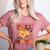Fall Teacher Fall In Love With Math Math Thanksgiving For Men Women Women's Heather T-Shirt Heather Mauve Fall Teacher Fall In Love With Math Math Thanksgiving For Men Women Women's Heather T-Shirt Heather Mauve