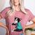 Father's Day Gift Dog Dad Boston Terrier i Love Dad Tattoo Women's Heather T-Shirt Heather Mauve