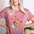 Flower American Sign Language ASL Teacher Teaching Deaf Women's Heather T-Shirt Heather Mauve Flower American Sign Language ASL Teacher Teaching Deaf Women's Heather T-Shirt Heather Mauve