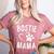 Fun Bostie Mama Dog Lover Apparel Boston Terrier Mom Women's Heather T-Shirt Heather Mauve