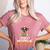 This Girl Loves Watermelon And Her Boston Terrier Dog Mother Women's Heather T-Shirt Heather Mauve