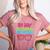 In My Glowing Teacher Era Groovy Colorful Bright Women's Heather T-Shirt Heather Mauve