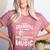 Some Grandpas Play Bingo Real Grandpas Teach Music Teacher Women's Heather T-Shirt Heather Mauve