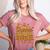Groovy Coffee Teach Repeat Retro Teacher Women's Heather T-Shirt Heather Mauve Groovy Coffee Teach Repeat Retro Teacher Women's Heather T-Shirt Heather Mauve