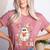 Groovy Halloween Trick Or Teach Retro Floral Ghost Teacher Women's Heather T-Shirt Heather Mauve Groovy Halloween Trick Or Teach Retro Floral Ghost Teacher Women's Heather T-Shirt Heather Mauve