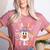 Groovy Teaching My Boos Teacher Ghost Halloween Teacher Women's Heather T-Shirt Heather Mauve Groovy Teaching My Boos Teacher Ghost Halloween Teacher Women's Heather T-Shirt Heather Mauve