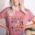 Halloween Alphabet ABCs Learning Kindergarten Teacher Women's Heather T-Shirt Heather Mauve