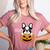 The Halloween Boston Terrier Women's Heather T-Shirt Heather Mauve