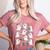 Halloween Math Teacher Ghost Math Teacher Spooky Halloween Women's Heather T-Shirt Heather Mauve