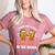 Halloween Teacher Cutest Candy Corn Groovy Spooky Teachers Women's Heather T-Shirt Heather Mauve