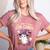 Halloween Teacher Trade Students For Candy Costume Women Women's Heather T-Shirt Heather Mauve