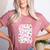 Happy Dot Day Bow Coquette For Teacher Girls Women's Heather T-Shirt Heather Mauve Happy Dot Day Bow Coquette For Teacher Girls Women's Heather T-Shirt Heather Mauve