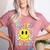 Happy Dot Day Shirts Teacher Student Girls Kids Smile Face Women's Heather T-Shirt Heather Mauve Happy Dot Day Shirts Teacher Student Girls Kids Smile Face Women's Heather T-Shirt Heather Mauve