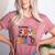 Happy First Day Of School PE Teacher Life Back To School Women's Heather T-Shirt Heather Mauve Happy First Day Of School PE Teacher Life Back To School Women's Heather T-Shirt Heather Mauve