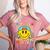 Happy To See Your Face Hippie Smile Back To School Teachers Women's Heather T-Shirt Heather Mauve Happy To See Your Face Hippie Smile Back To School Teachers Women's Heather T-Shirt Heather Mauve