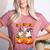 Haunted By 67 Boo Ghost Pumpkin Halloween Teacher Women's Heather T-Shirt Heather Mauve Haunted By 67 Boo Ghost Pumpkin Halloween Teacher Women's Heather T-Shirt Heather Mauve