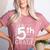 Hello 5th Grade Here I Come Teacher Fifth Grade Boys Girls Women's Heather T-Shirt Heather Mauve