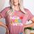 Hello Kindergarten Team Kinder Back To School Teacher Kids Women's Heather T-Shirt Heather Mauve