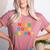 Hola Como Estas Spanish Teacher Fiesta Party Banners Women's Heather T-Shirt Heather Mauve Hola Como Estas Spanish Teacher Fiesta Party Banners Women's Heather T-Shirt Heather Mauve