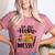 I'm Just Here To Get Messy Art Teacher Artist Painting Women's Heather T-Shirt Heather Mauve I'm Just Here To Get Messy Art Teacher Artist Painting Women's Heather T-Shirt Heather Mauve