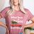 Jolliest Bunch Of Teachers This Side Of The Hallway Xmas PJ Women's Heather T-Shirt Heather Mauve