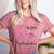 K Is For Kindergarten Teacher Coquette Bow Back To School Women's Heather T-Shirt Heather Mauve