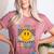 Let's Learn Today Smile Face Back To School For Teacher Kids Women's Heather T-Shirt Heather Mauve Let's Learn Today Smile Face Back To School For Teacher Kids Women's Heather T-Shirt Heather Mauve