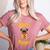 Lovely Harry Pugger Pug Women's Heather T-Shirt Heather Mauve