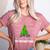 Math Geometry Christmas Tree Geometree Teacher Women's Heather T-Shirt Heather Mauve Math Geometry Christmas Tree Geometree Teacher Women's Heather T-Shirt Heather Mauve