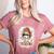 Messy Bun Spooky Teacher Bleached Halloween Teachers Women's Heather T-Shirt Heather Mauve