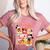 Mickey Mouse Teacher Life Women's Heather T-Shirt Heather Mauve Mickey Mouse Teacher Life Women's Heather T-Shirt Heather Mauve