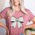 Music Notes Coquette Bow Music Teacher School Musician Band Women's Heather T-Shirt Heather Mauve Music Notes Coquette Bow Music Teacher School Musician Band Women's Heather T-Shirt Heather Mauve