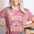 In October Pre-K Teachers Wear Pink Ribbon Breast Cancer Women's Heather T-Shirt Heather Mauve