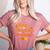 One Thankful PE Teacher Thanksgiving Fall Autumn Groovy Women's Heather T-Shirt Heather Mauve One Thankful PE Teacher Thanksgiving Fall Autumn Groovy Women's Heather T-Shirt Heather Mauve
