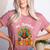 One Thankful Teacher Thanksgiving Turkey Cute Crayon Pencil Women's Heather T-Shirt Heather Mauve One Thankful Teacher Thanksgiving Turkey Cute Crayon Pencil Women's Heather T-Shirt Heather Mauve