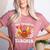 One Thankful Teacher Turkey Thanksgiving Teaching Women's Heather T-Shirt Heather Mauve One Thankful Teacher Turkey Thanksgiving Teaching Women's Heather T-Shirt Heather Mauve