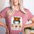 One Thankful Teacher's Aide Messy Bun Thanksgiving Fall Women's Heather T-Shirt Heather Mauve One Thankful Teacher's Aide Messy Bun Thanksgiving Fall Women's Heather T-Shirt Heather Mauve