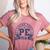 PE Teacher Living That PE Life Physical Education Teacher Women's Heather T-Shirt Heather Mauve PE Teacher Living That PE Life Physical Education Teacher Women's Heather T-Shirt Heather Mauve