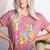Preppy First Grade Back To School 1st Grade Teacher Girl Kid Women's Heather T-Shirt Heather Mauve Preppy First Grade Back To School 1st Grade Teacher Girl Kid Women's Heather T-Shirt Heather Mauve