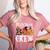 Preschool Boo Crew Teacher Halloween Women's Heather T-Shirt Heather Mauve Preschool Boo Crew Teacher Halloween Women's Heather T-Shirt Heather Mauve