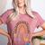 Preschool Crew Cute Leopard Rainbow Back To School Teachers Women's Heather T-Shirt Heather Mauve Preschool Crew Cute Leopard Rainbow Back To School Teachers Women's Heather T-Shirt Heather Mauve
