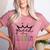 Queen Of My Classroom Colorful Teacher For Men Women Women's Heather T-Shirt Heather Mauve Queen Of My Classroom Colorful Teacher For Men Women Women's Heather T-Shirt Heather Mauve