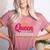 Queen Of The Classroom Teacher Women's Heather T-Shirt Heather Mauve