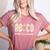 Retro Abcd Teacher Novelty Back To School Teacher Women's Heather T-Shirt Heather Mauve Retro Abcd Teacher Novelty Back To School Teacher Women's Heather T-Shirt Heather Mauve