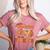 Retro I Teach The Cutest Turkey Thanksgiving Pumpkin Teacher Women's Heather T-Shirt Heather Mauve Retro I Teach The Cutest Turkey Thanksgiving Pumpkin Teacher Women's Heather T-Shirt Heather Mauve
