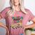 Retro Teaching Future Leaders Groovy Teacher Back To School Women's Heather T-Shirt Heather Mauve