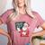 Santa Teacher 67 Math Christmas Xmas Holiday Number 67 Women's Heather T-Shirt Heather Mauve Santa Teacher 67 Math Christmas Xmas Holiday Number 67 Women's Heather T-Shirt Heather Mauve