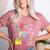She Works Willingly With Her Hands Proverbs Daycare Teacher Men Women Women's Heather T-Shirt Heather Mauve