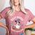 Silly Goose Spooky Teacher Club Halloween Witch Ghost Women's Heather T-Shirt Heather Mauve